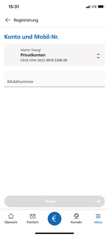 Schritt 2: Registrieren