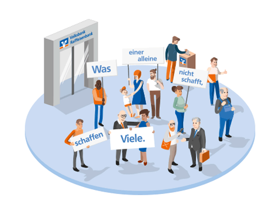 Was einer alleine nicht schafft, schaffen viele.