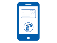 Mobiles Bezahlen mit der digitalen girocard (Debitkarte) oder Kreditkarte