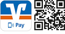 Grafik: Pay App-Symbol inklusive QR-Code