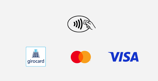 Grafik mit Akzeptanzlogos