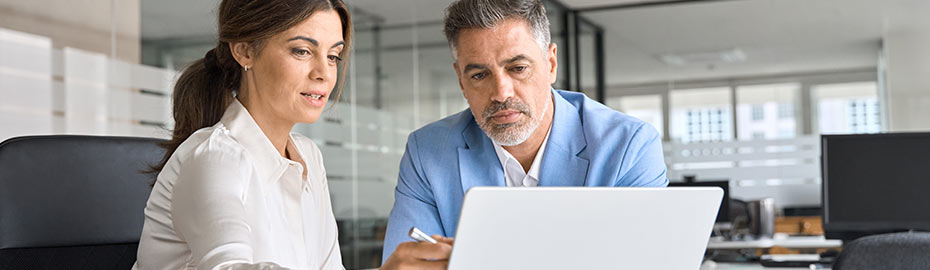 Beratungsgespräch in einer Filiale